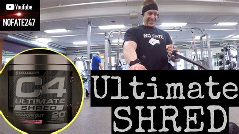 True Test Of Cellucors C4 Ultimate Shred Pre Workout Sunday