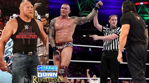 Wwe Smackdown New Year S Revolution 2024 Highlights Randy Orton Wins Roman Reigns Brock Lesnar