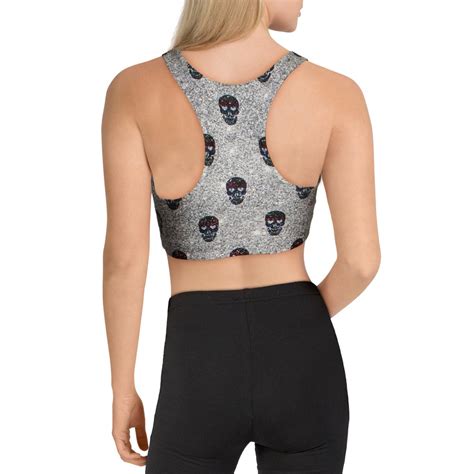 Terez Women S Printed Reversible Scoopneck Racerback Activewear Sports