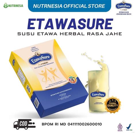 Jual Etawasure Susu Kambing Susu Etawa Herbal Rasa Jahe Kemasan