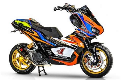 Cocok Jadi Inspirasi Kompilasi Modifikasi Honda ADV 150 Bergaya Sport