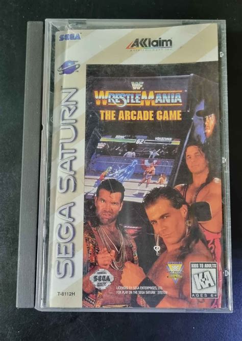 Wwf Wrestlemania The Arcade Game Sega Saturn Original Museum Games