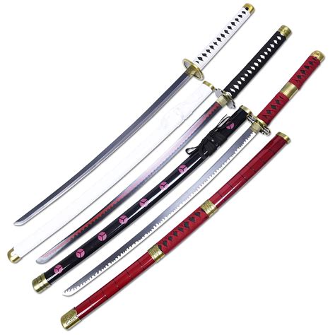 Douzoni Japanese Anime Cosplay Sword Roronoa Zoro Swords Real Steel