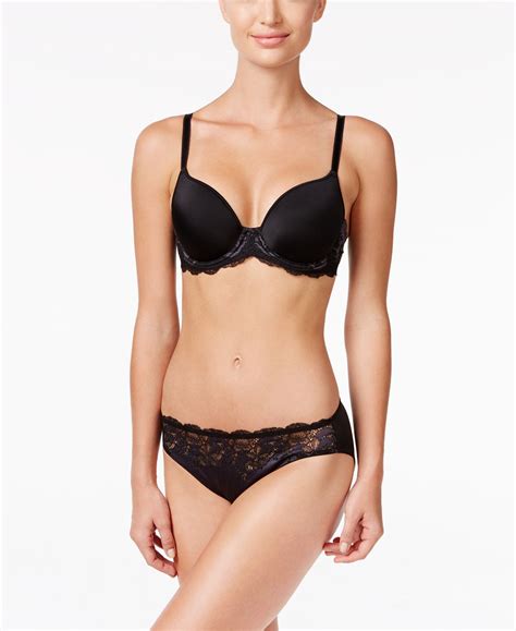 Wacoal Lace Affair Contour Bra 853256 Black Graphite Cheapundies