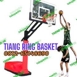 Jual Ring Basket Portable Tiang Basket Adjustable Dorong Kota Bogor