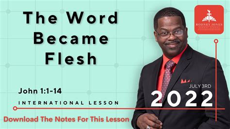 The Word Became Flesh John 1 1 14 July 3rd 2022 Sunday School