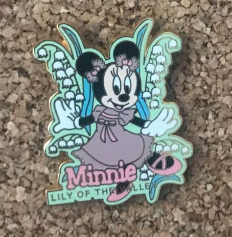 Disney Minnie Mouse Bouquet Flower Lily Of The Valley Le 3000 Pin Ebay