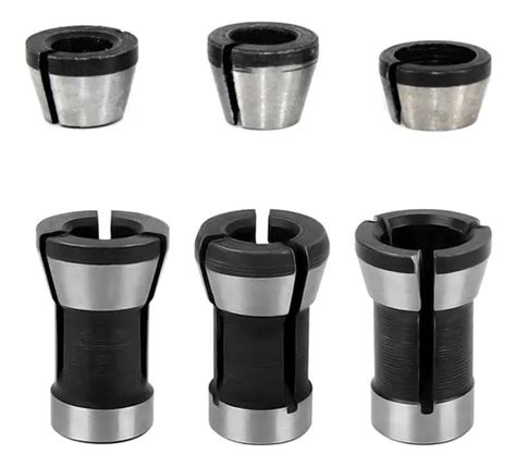 Set 6 Collet Adaptador Porta Fresas 6mm 6 35 8mm Router Cnc Envío gratis