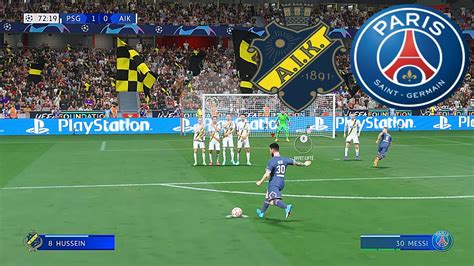 Psg Vs Aik Fotboll Fifa Ps Realistic Gameplay Graphics Mod