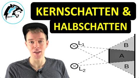 SCHATTEN Kernschatten Halbschatten Physik Tutorial YouTube