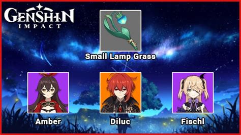 Small Lamp Grass Location Updated | Genshin Impact - zilliongamer