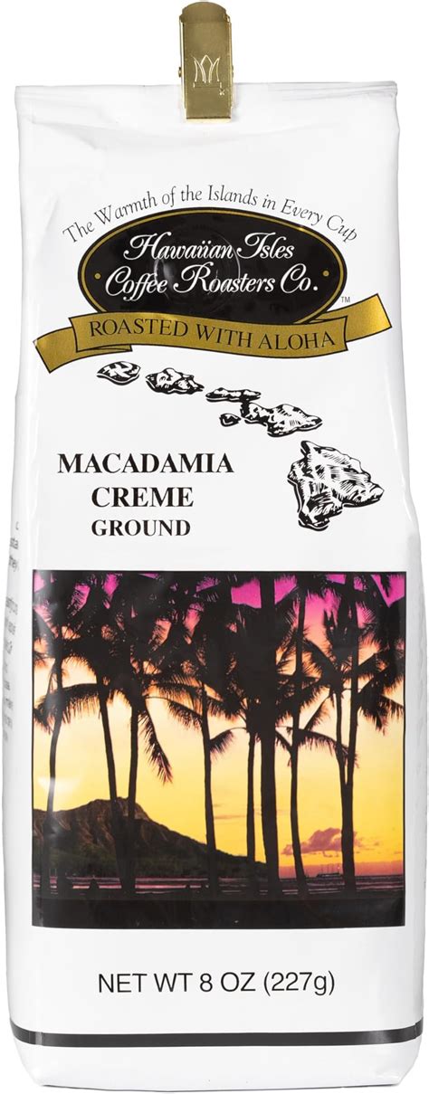 Amazon Hawaiian Isles Coffee Hazelnut Flavored Light Roast Ground