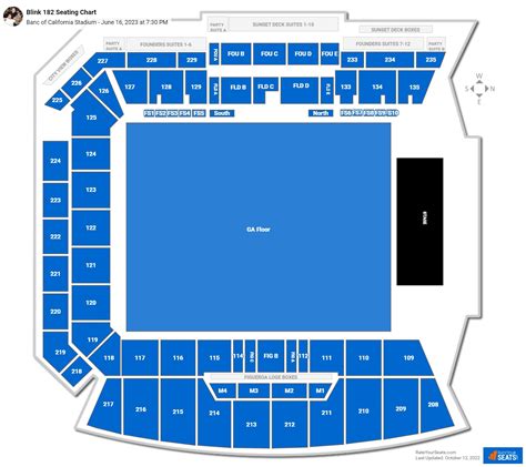 Banc of California Stadium Concert Seating Chart - RateYourSeats.com