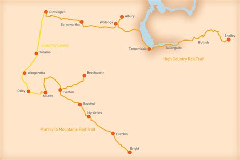 Victoria Rail Trail Map