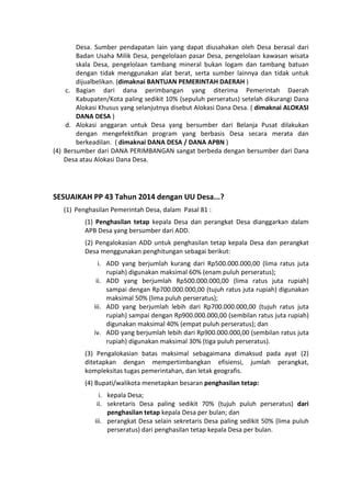 Pemahaman Penghasilan Pemerintah Desa Pdf