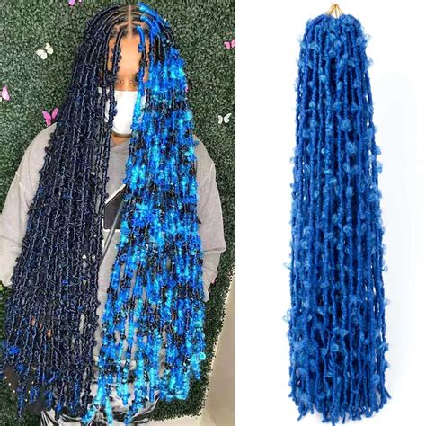 Buy Blue Butterfly Locs Crochet Hair Inch Packs Pre Looped