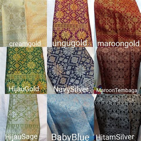 Jual Setelan Tanjak Dan Kain Rumpak Songket Khas Palembang Asli Adat