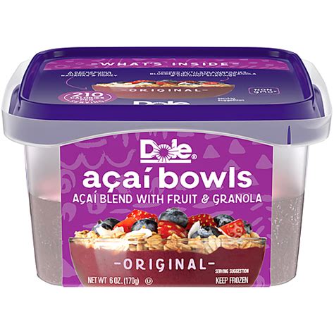 Dole Original Acai Bowls 6 Oz Container Shop D Agostino