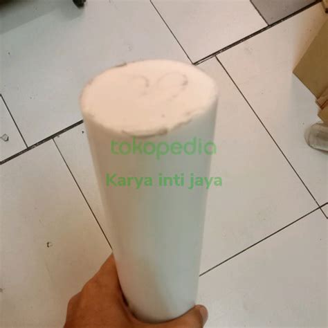 Jual Teflon Batangan PTFE Rod Dia 25mm X 50cm Jakarta Barat