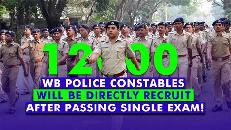 Wb Police Constable Exam Constables Will Be Directly