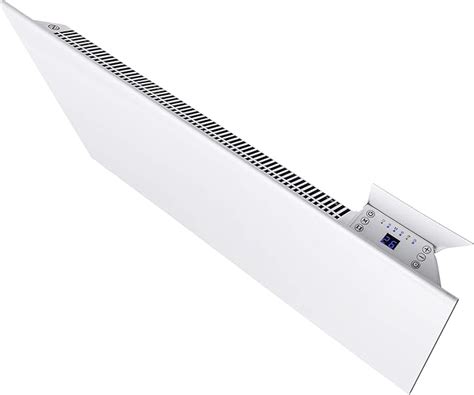 mylek electric panel heater  thermostat kw wall mounted small