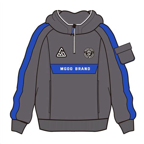 Mens Custom Color Block Hoodie, Custom On Demand For Your Brand