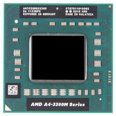 AM3300DDX23GX процессор для ноутбука AMD A4 3300M Socket FS1 1.9 ГГц ⋆ ...