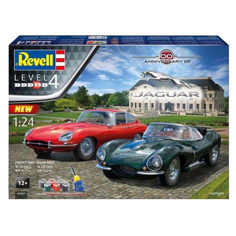 Revell Jaguar Th Anniversary E Type Zestaw Set