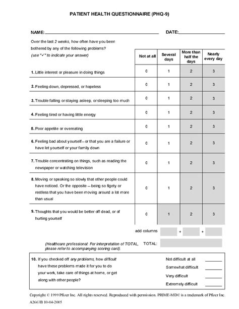 Gad 7 Printable