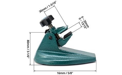 Qwork Micrometer Stand With Double Non Slip Clamping Pad Pack