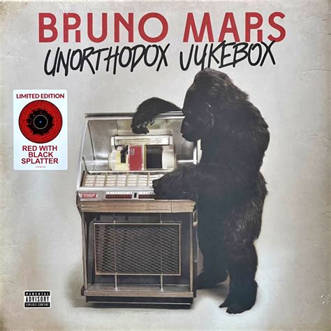 Bruno Mars Unorthodox Jukebox Red Black Splatter Vinyl Shopee