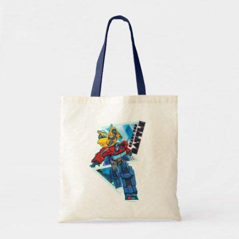 Transformers Tote Bag Optimus Prime Bumblebee Battle