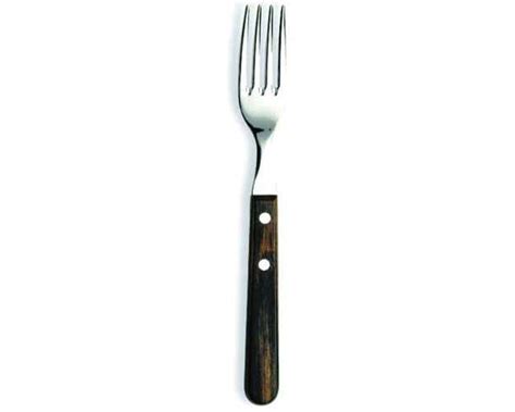 Tramontina Jumbo Light Black Polywood Handled Steak Fork 9 23cm