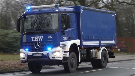 LKW 7t LBW THW OV Stadthagen Auf Einsatzfahrt In Oldenburg YouTube