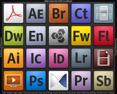 Adobe Creative Suite Icons Vector at Vectorified.com | Collection of ...