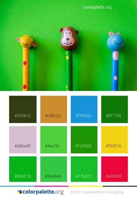 Green Blue Yellow Color Palette | colorpalette.org