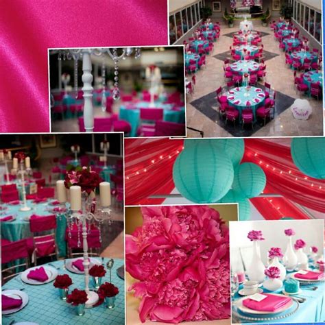 Turquoise And Fuchsia Color Combination Google Search Fuchsia