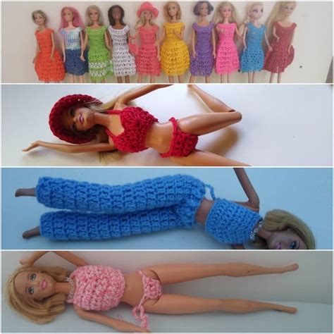 Roupas Roupinhas Boneca Barbie Kit Com 05 PeÇas Elo7