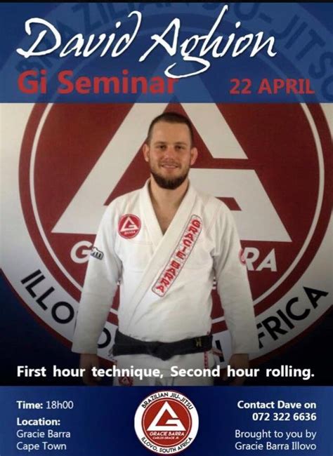 Gracie Barra Black Belt David Aghion Seminar Capetown Brazilian Jiu