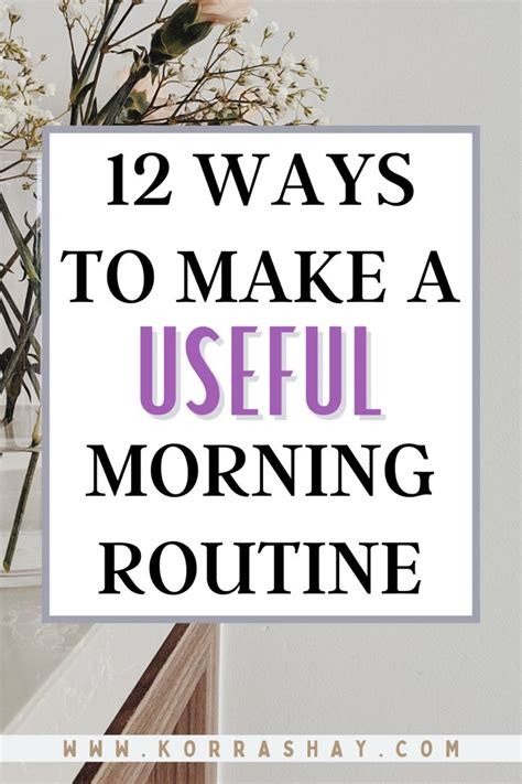 12 Habits For A Productive Morning Routine Have A Productive Morning