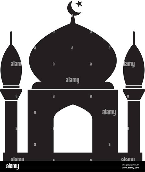 Mosque Icon Vector Illustration Logo Design Stock Vector Image Art