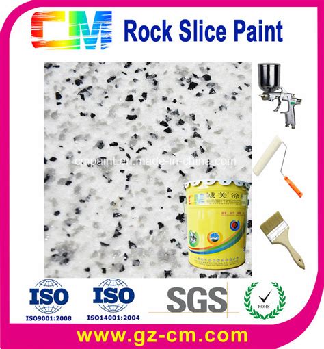 Acrylic Washable Stone Texture Granite Finish Exterior Wall Paint