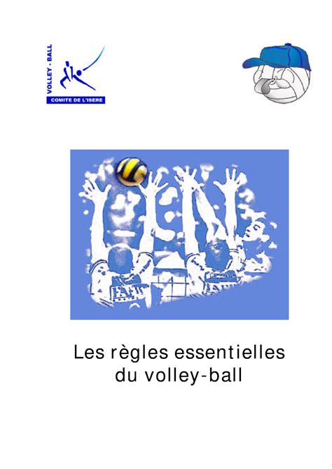 Reglement Simplifie Les règles essentielles du volley ball 1