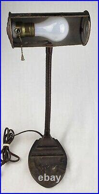 Art Deco Lamp Antique Vintage 1930s Art Deco Gooseneck Industrial