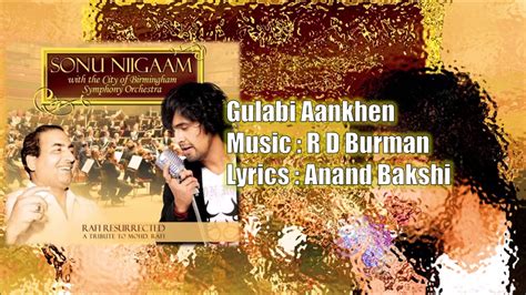 Gulabi Aankhen Mohd Rafi R D Burman Anand Bakshi The Train 1970 Youtube