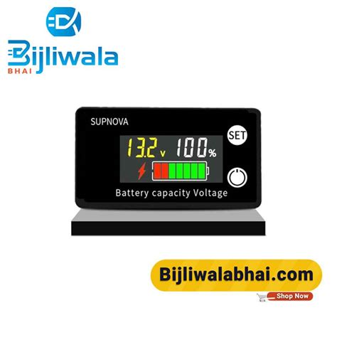 Battery Capacity Indicator Dc V V Voltmeter Voltage Gauge V V