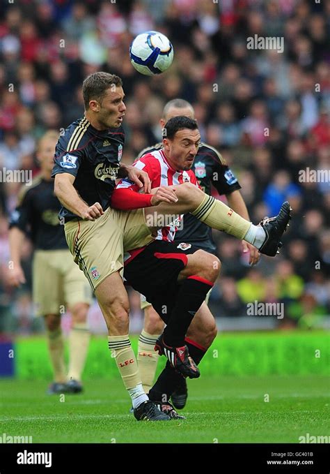 Liverpool S Fabio Aurelio Left And Sunderland S Steed Malbranque