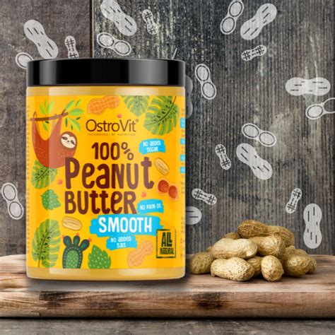 OstroVit Peanut Butter 100 Krem orzechowy gładki 1000 g Żywność