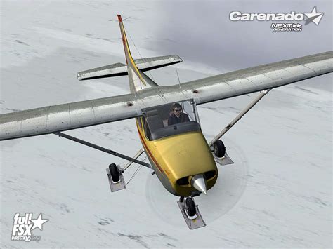 Just Flight Carenado C172N Skyhawk II Ski Plane FSX P3D