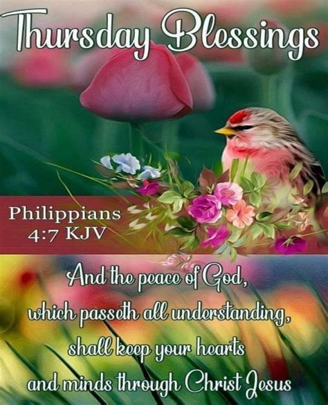 Peace Of God Thursday Blessings Pictures Photos And Images For